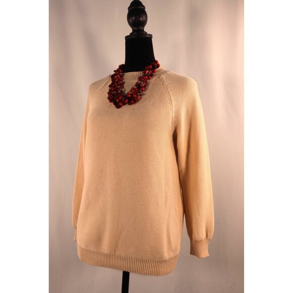 Weekend MaxMara Crew neck -Caserta sweater Beige Size Small - Picture 1 of 13